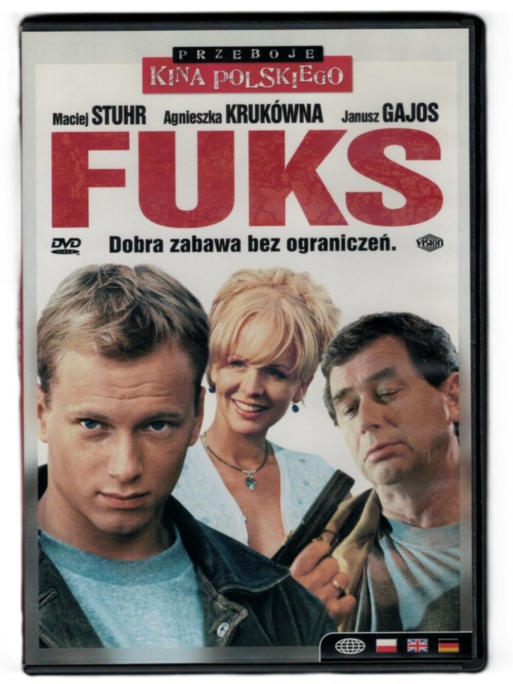 Fuks (DVD) 1999 Maciej Stuhr, Januz Gajos, Agnieszka Krukowna POLSKI POLISH